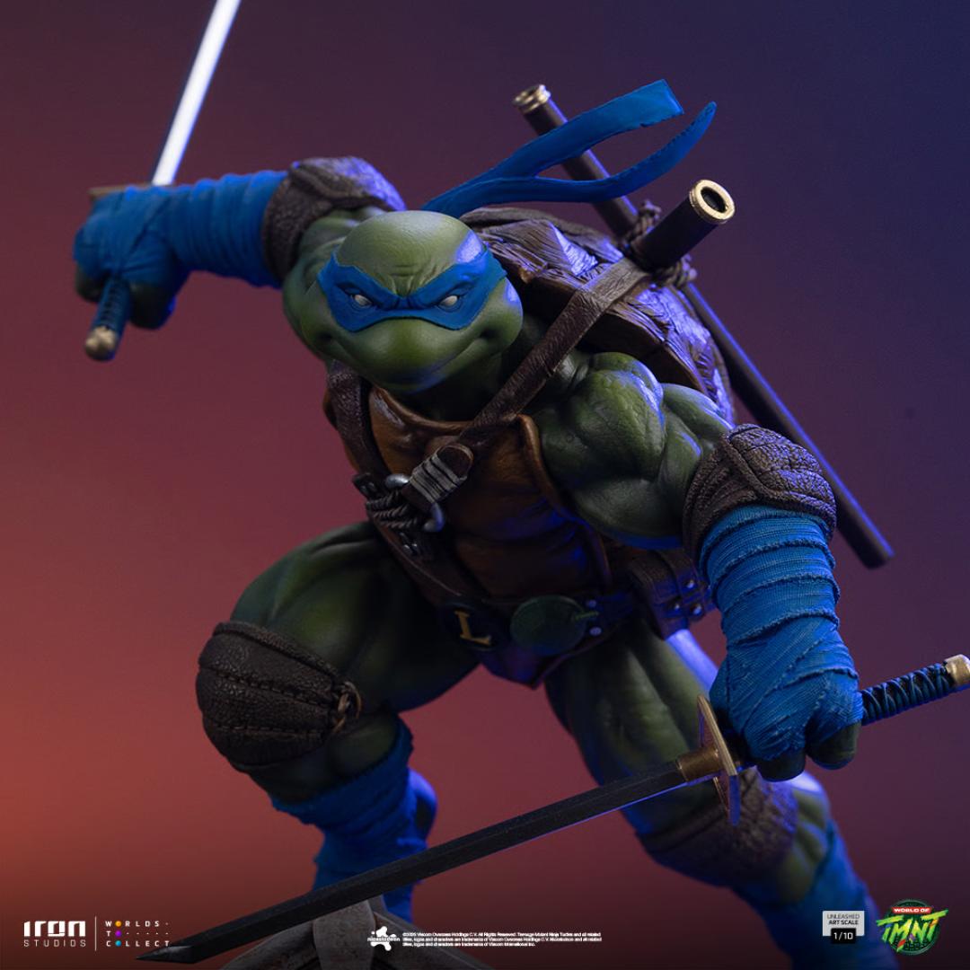 Teenage Mutant Ninja Turtles Leonardo Statue By Iron Studios