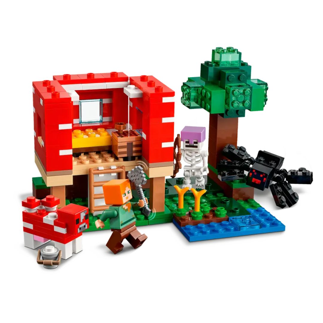 Lego Minecraft The Mushroom House -Lego - India - www.superherotoystore.com