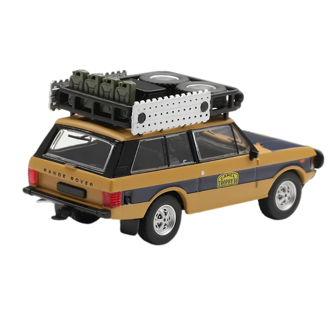 Range Rover 1981 Camel Trophy Sumatra Nsudmann Fhofmann 1:64 Scale Die-Cast Car By Mini Gt