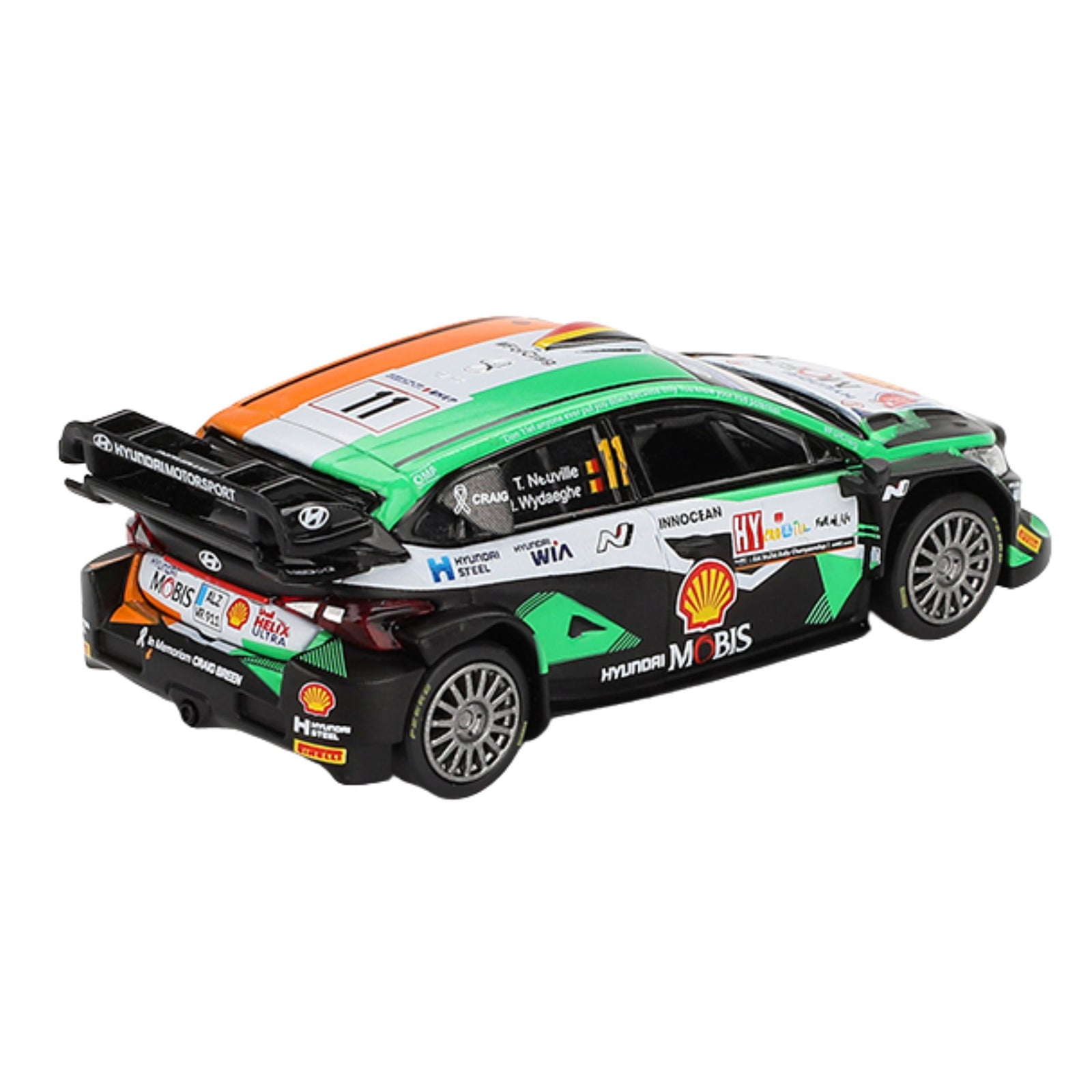 Hyundai I20 N Rally1 #11 2023 Rally Croatia Power Stage Winner By Mini Gt -Mini GT - India - www.superherotoystore.com