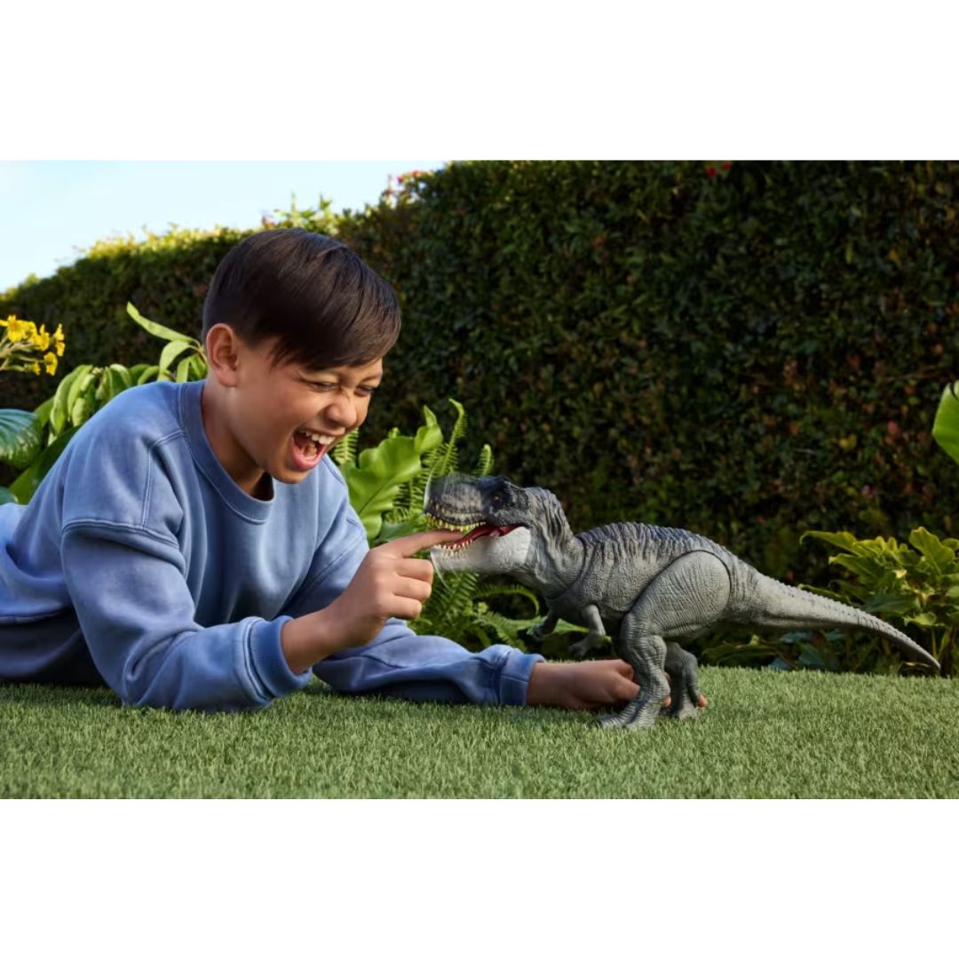 Jurassic World Rebirth Power Devour Tyrannosaur Rex Dinosaur Figure By Mattel -Mattel - India - www.superherotoystore.com