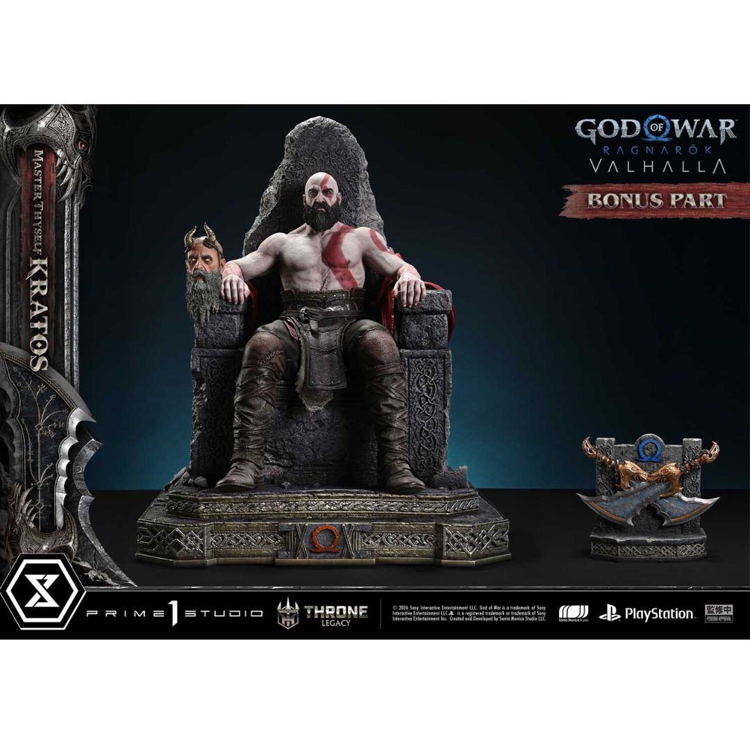 God Of War: Ragnarok Master Thyself Kratos Statue By Prime1 Studios