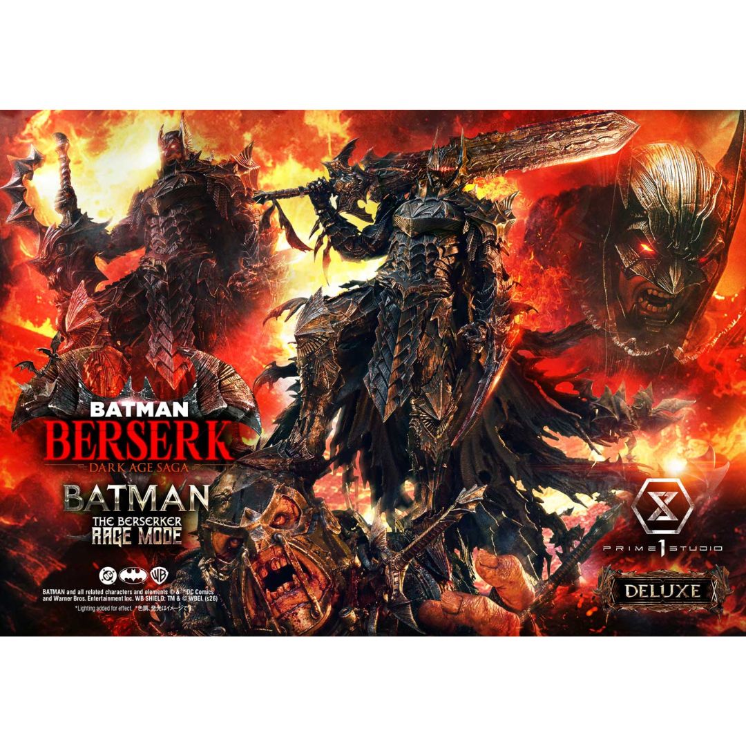 Batman:The Berserker Rage Mode Delxue Statue  By Prime1 Studios