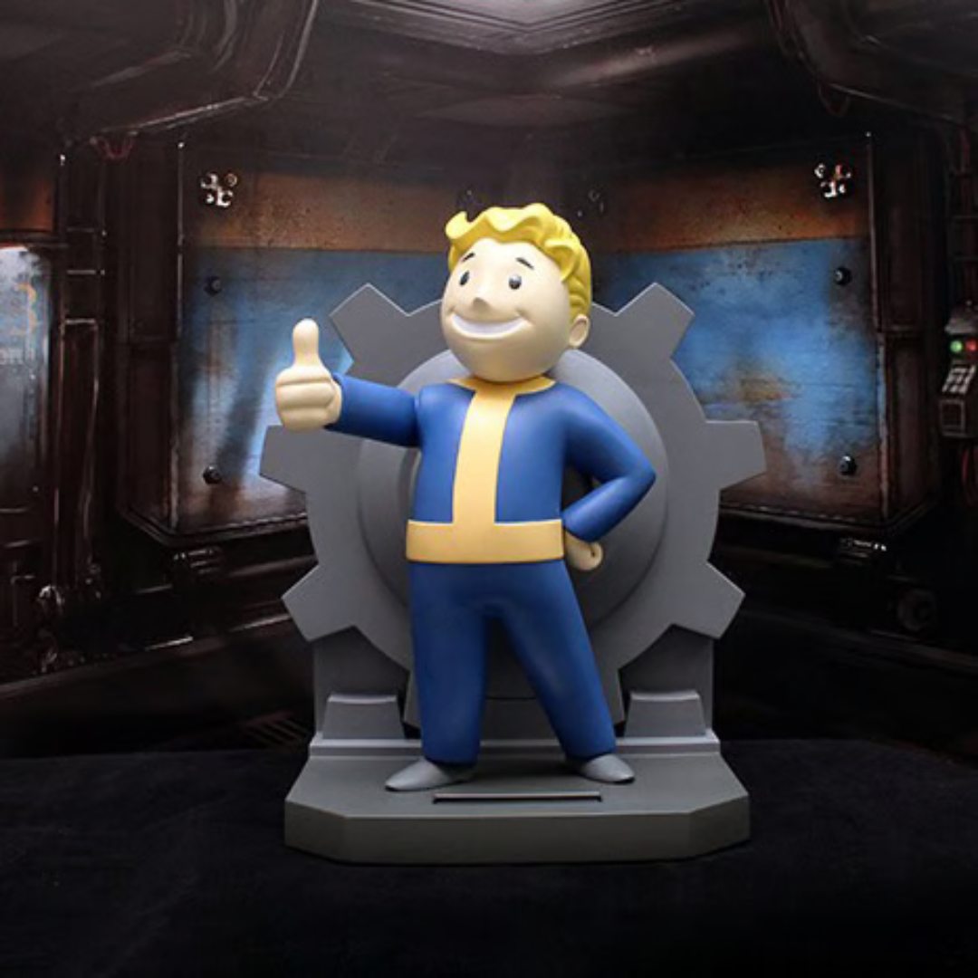 Vault Boy Waver Statue By Fanwraps