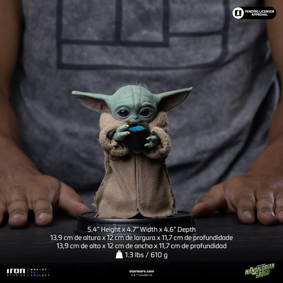 Mandalorian And Grogu Movie Grogu Always Hungry Statue By Iron Studios