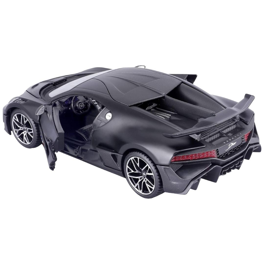 Matt Black Bugatti Divo 1:24 Scale Die-Cast Car by Maisto -Maisto - India - www.superherotoystore.com