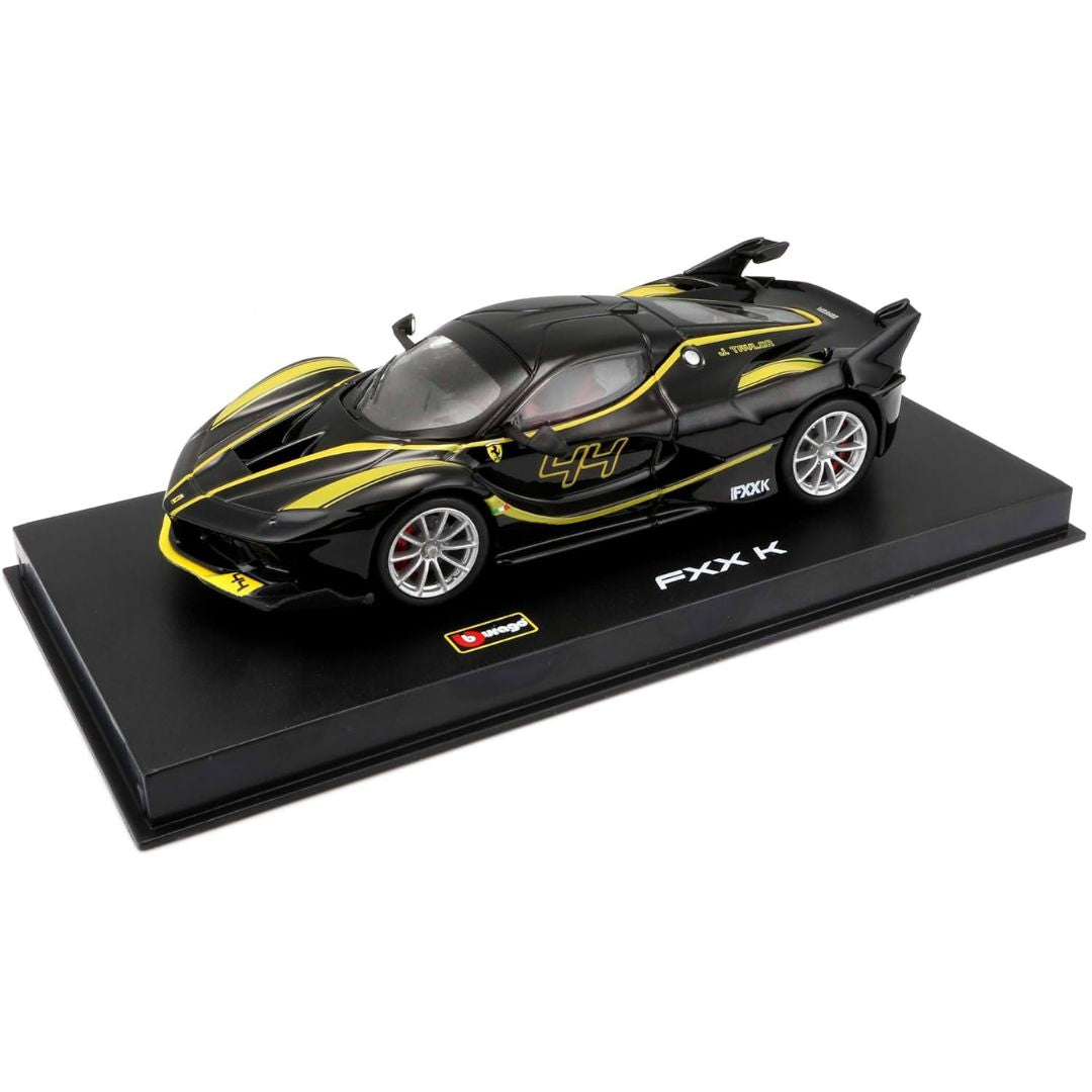 Black Ferrari FXX K 1:43 Scale Die-Cast car by Bburago -Bburago - India - www.superherotoystore.com