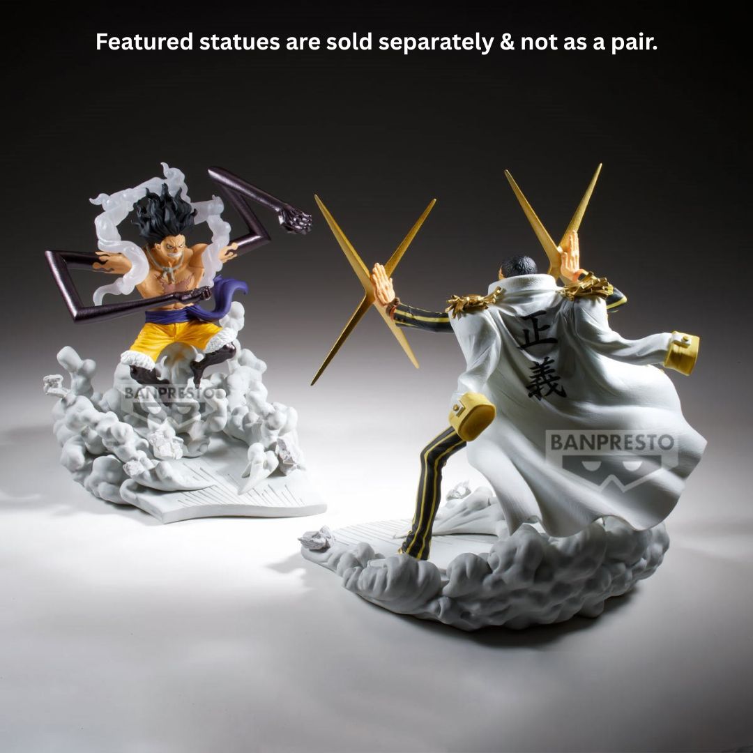 luffy gear 4 statue One Piece Monkey D. Luffy Gear 4 Senkozekkei Statue By Banpresto