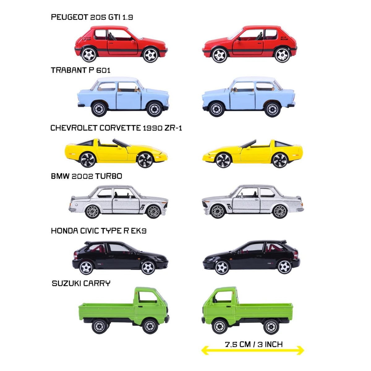 Vintage Series 6 Pack 1:64 Scale Die-Cast Car By Majorette -Majorette - India - www.superherotoystore.com