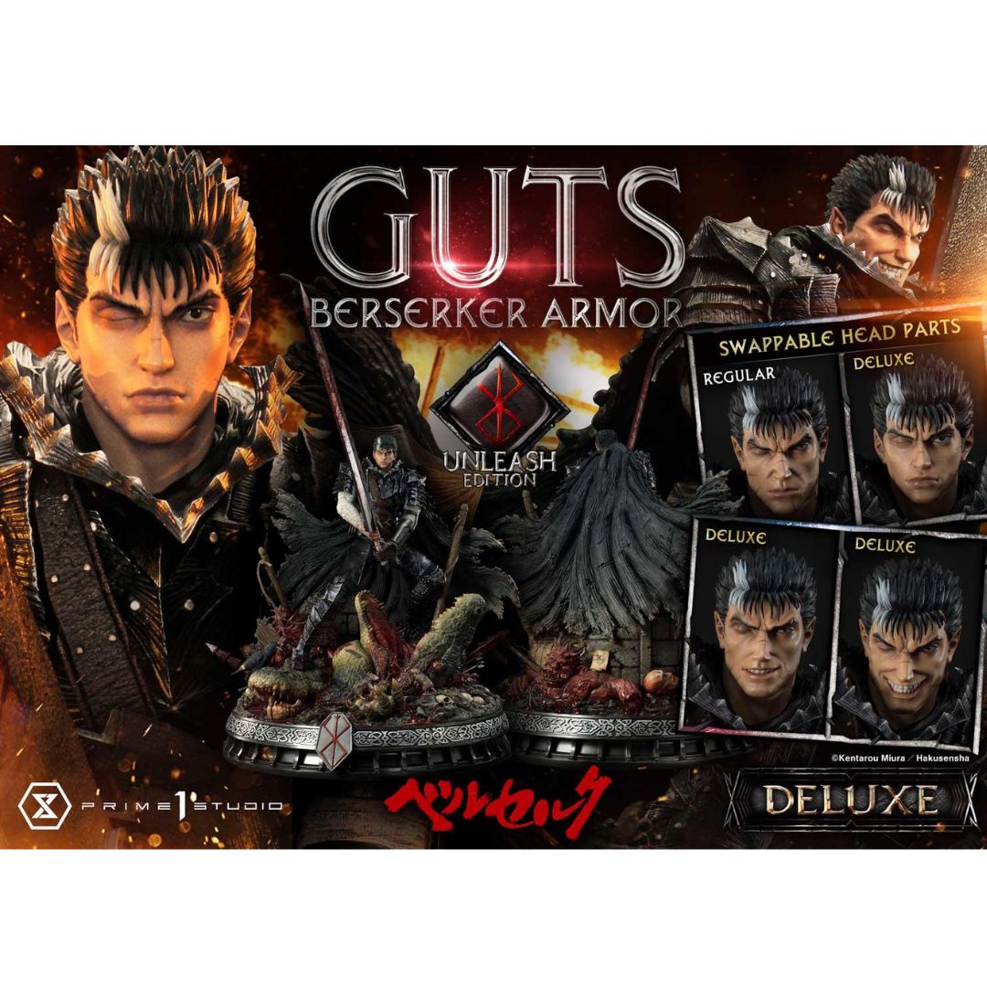 Berserk Guts, Berserker Armor Unleash Edition Statue By Prime1 Studios -Prime 1 Studio - India - www.superherotoystore.com