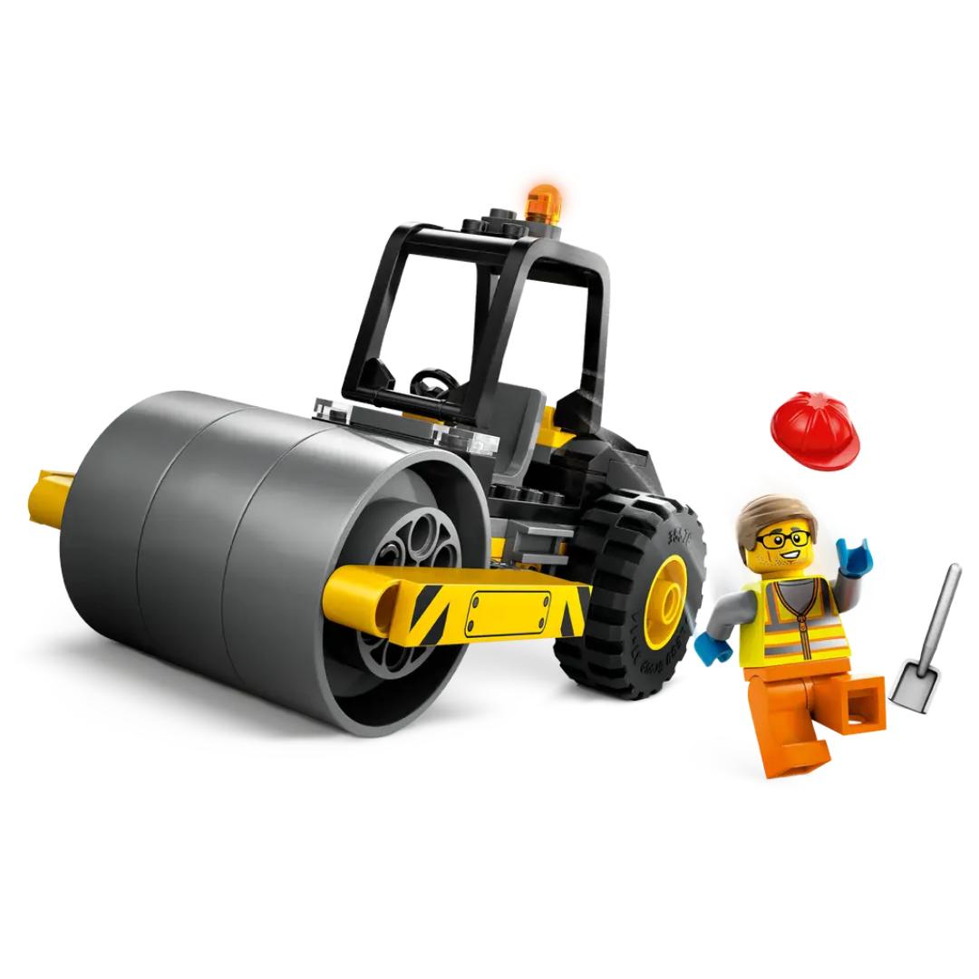 Lego City City Great Vehicles Construction Steamroller -Lego - India - www.superherotoystore.com