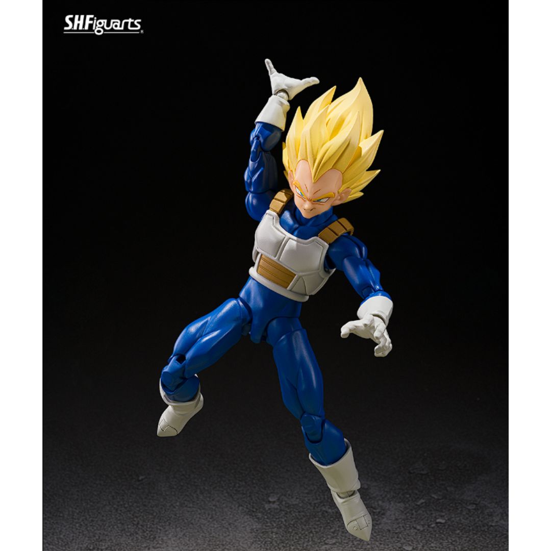 Dragon Ball Z Super Saiyan Vegeta Dangerous Pride S.H.Figuarts Action figure By Tamashii Nations -Tamashii Nations - India - www.superherotoystore.com