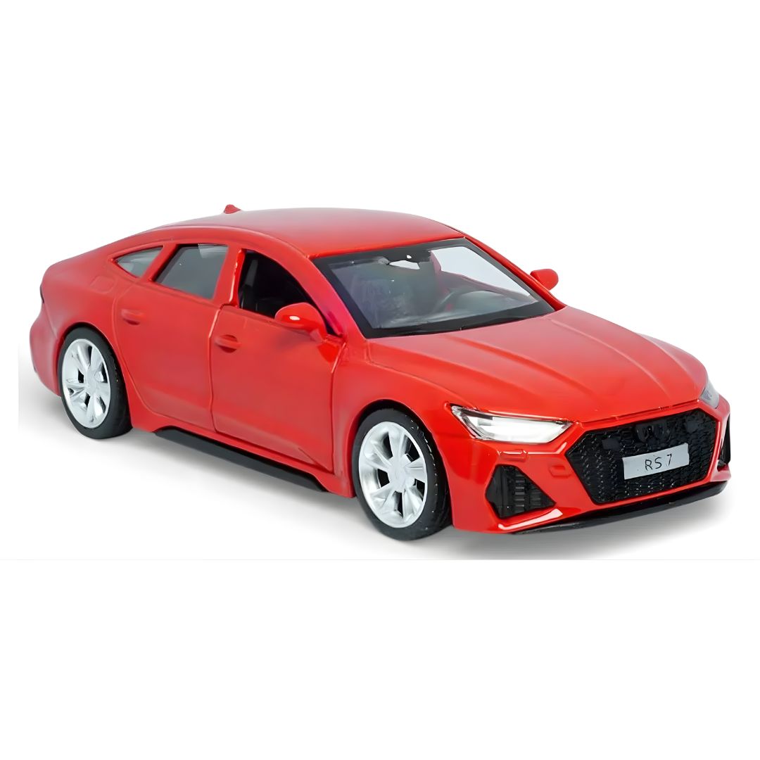 Red Audi RS 7 Sportback 1:43 Scale Die-Cast Car By MSZ -MSZ - India - www.superherotoystore.com