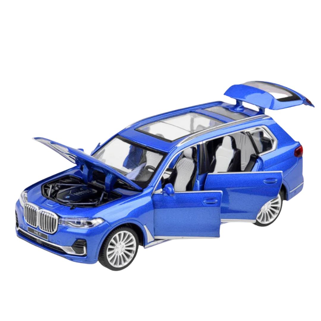 Blue BMW X7 1:32 Scale Die-Cast car By MSZ