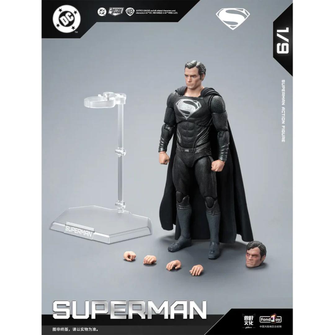 Dc Action Figure Series - Black Superman 2.0 By Fondjoy