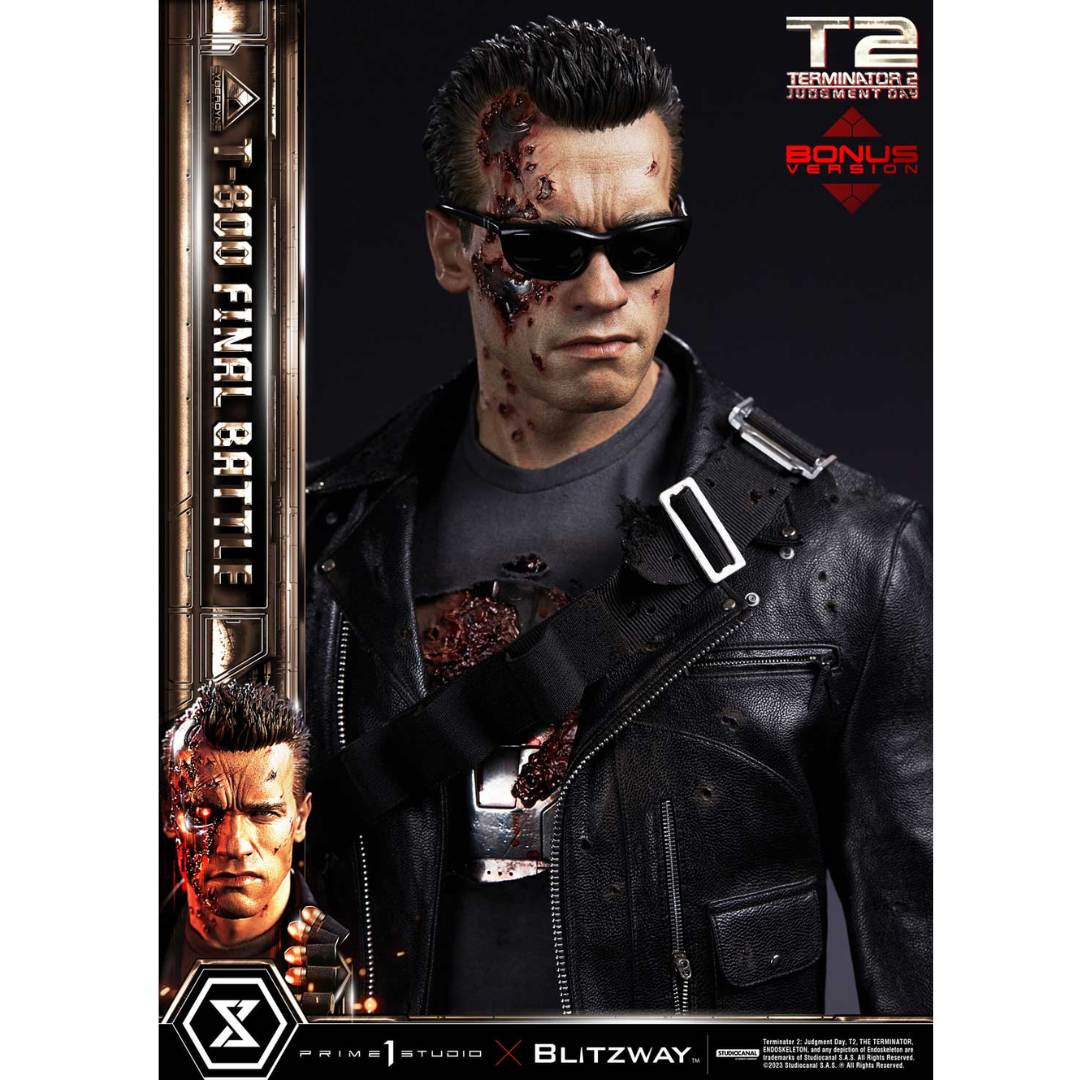 Terminator 2: Judgment Day T-800 Final Battle DX Bonus Version by Prime 1 Studios -Prime 1 Studio - India - www.superherotoystore.com