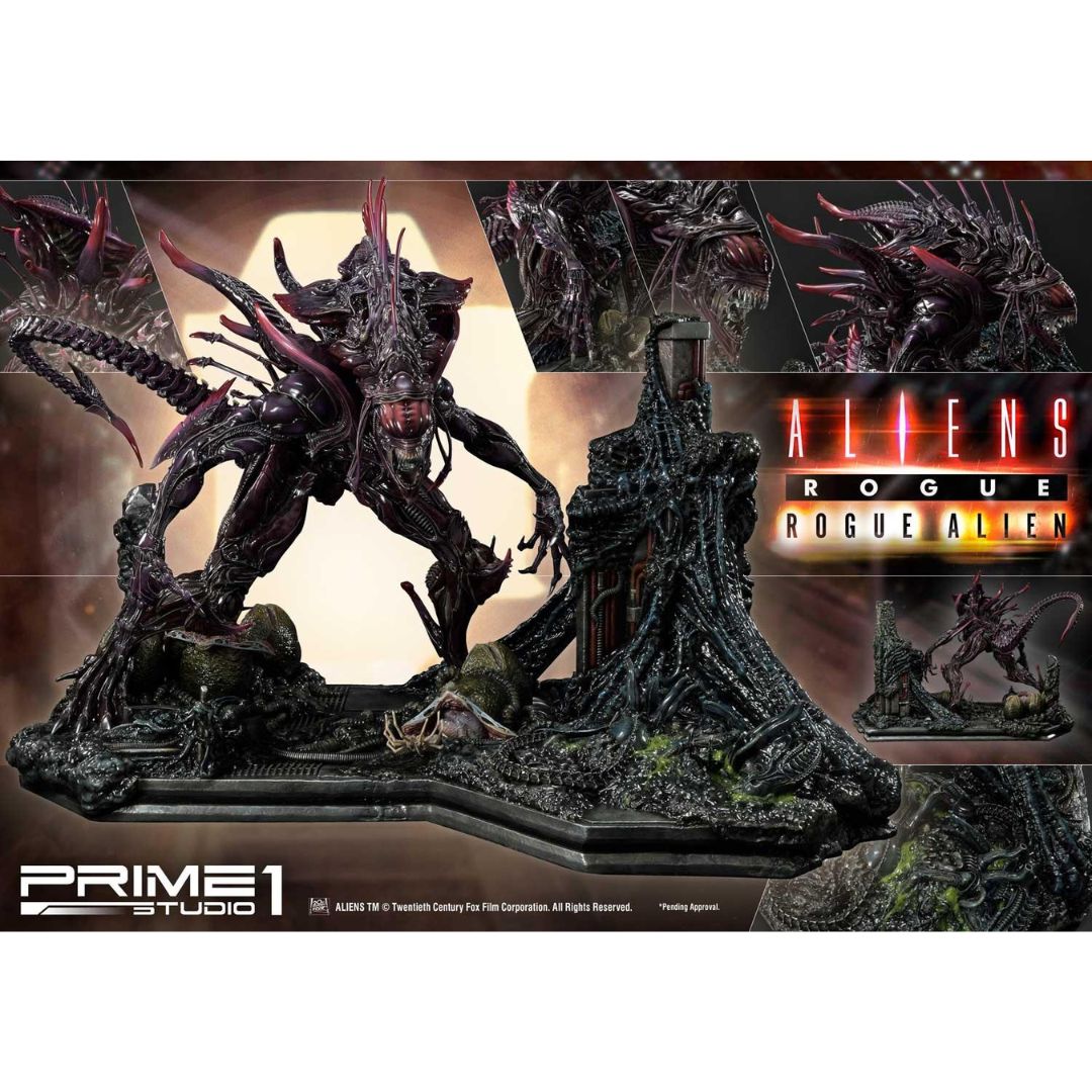 Aliens (Comics) Rogue Alien "Battle Diorama" Statue By Prime1 Studios -Prime 1 Studio - India - www.superherotoystore.com