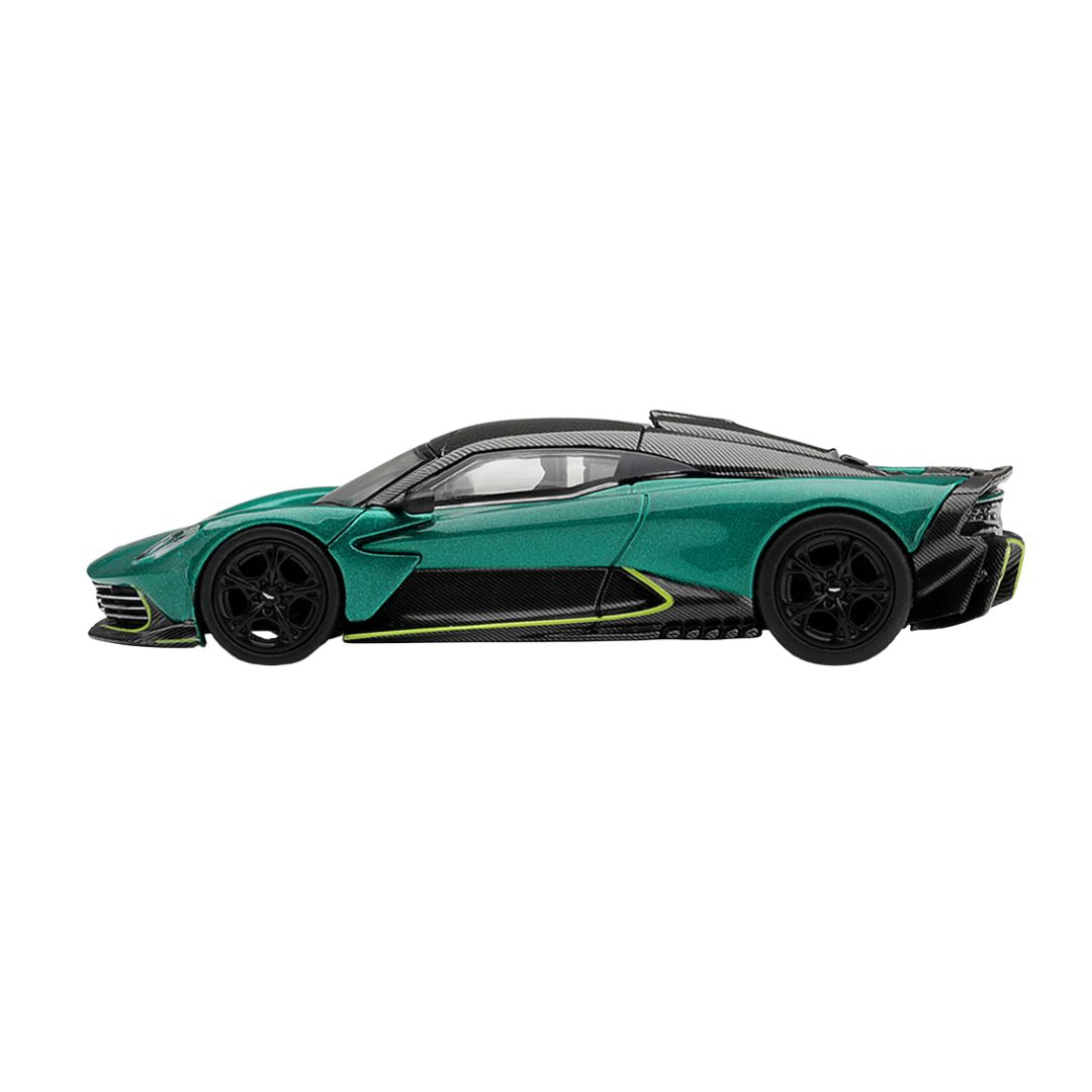 Aston Martin Valhalla Podium Green 1:64 Scale Die-Cast Car By Mini Gt