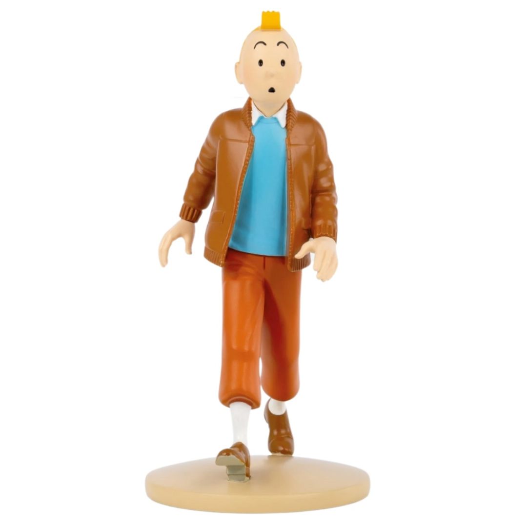 Tintin in Aviator Jacket Statue by Moulinart 