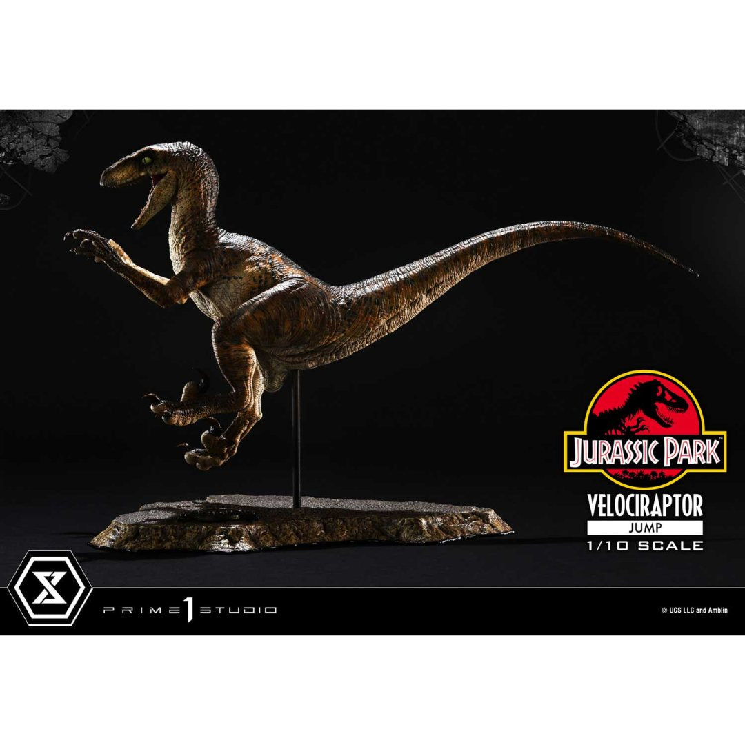 Jurassic Park (Film) Velociraptor Jump statue by Prime1 Studios -Prime 1 Studio - India - www.superherotoystore.com