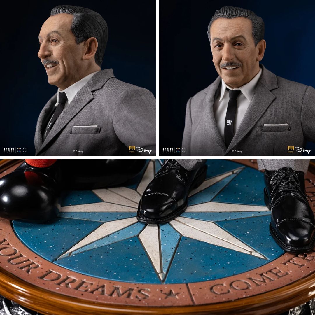 Walt Disney & Mickey Mouse - Disney Classics - Legacy Replica 1/4 Statue By Iron Studios -Iron Studios - India - www.superherotoystore.com