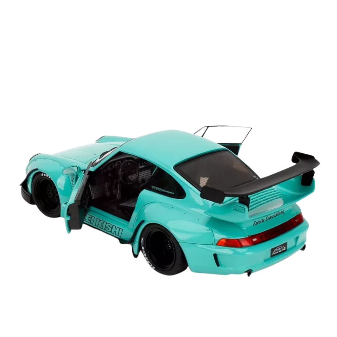 Mint Green Pink Slips - RWB Kei Kishi 1:18 Scale Die-Cast Car By Jada Toys -Jada Toys - India - www.superherotoystore.com