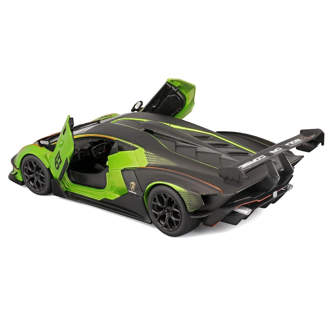 Green Lamborghini Essenza SCV12 1:24 Scale Die-Cast Car by Bburago -Bburago - India - www.superherotoystore.com