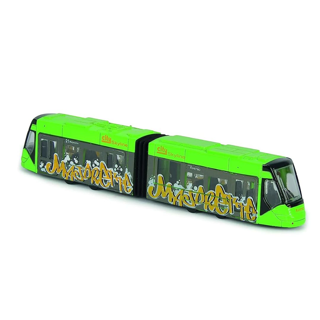 Man City Die-Cast Bus+Siemens Avenio 6 Diecast Tram Assortment  By Majorette By Majorette
