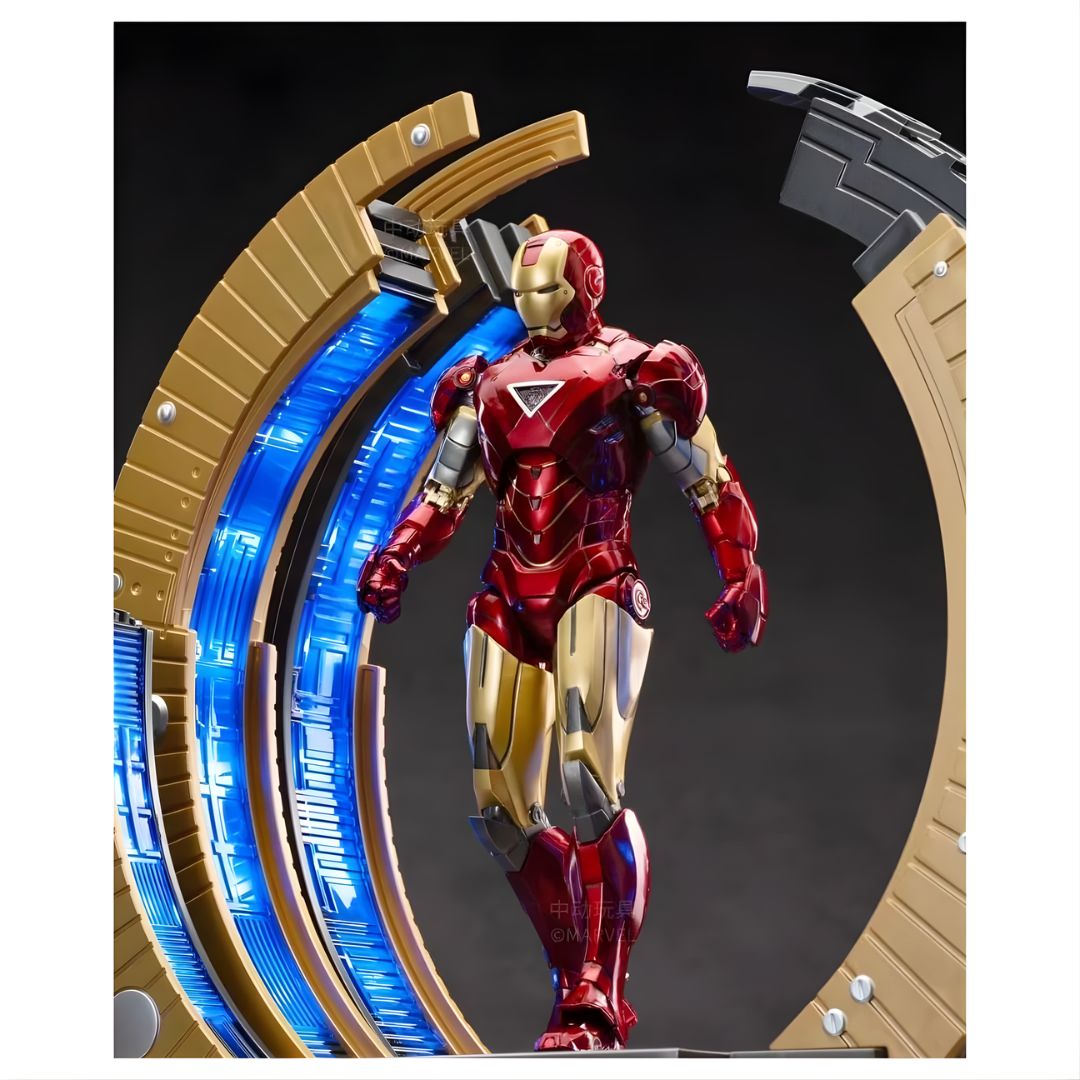 Iron Man Mark 6 & Suit Up Gantry By Zd Toys -ZD Toys - India - www.superherotoystore.com