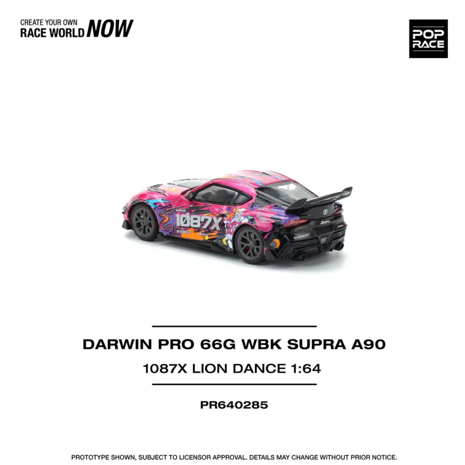 Darwin Pro 66G Wbk Supra 1:64 Diecast Car By Pop Race