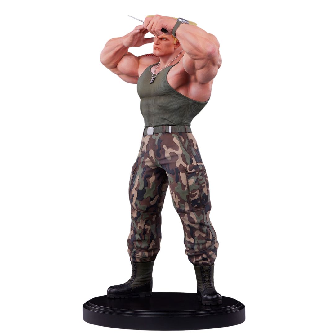 Guile Deluxe Edition statue by PCS Collectibles -PCS Studios - India - www.superherotoystore.com