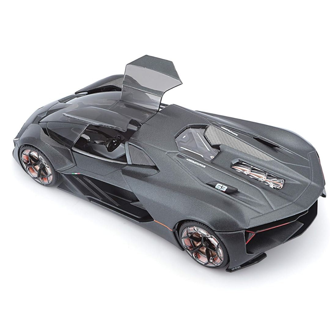 Matt Grey Lamborghini Terzo Millennio 1:24 Scale Die-Cast Car by Bburago -Bburago - India - www.superherotoystore.com