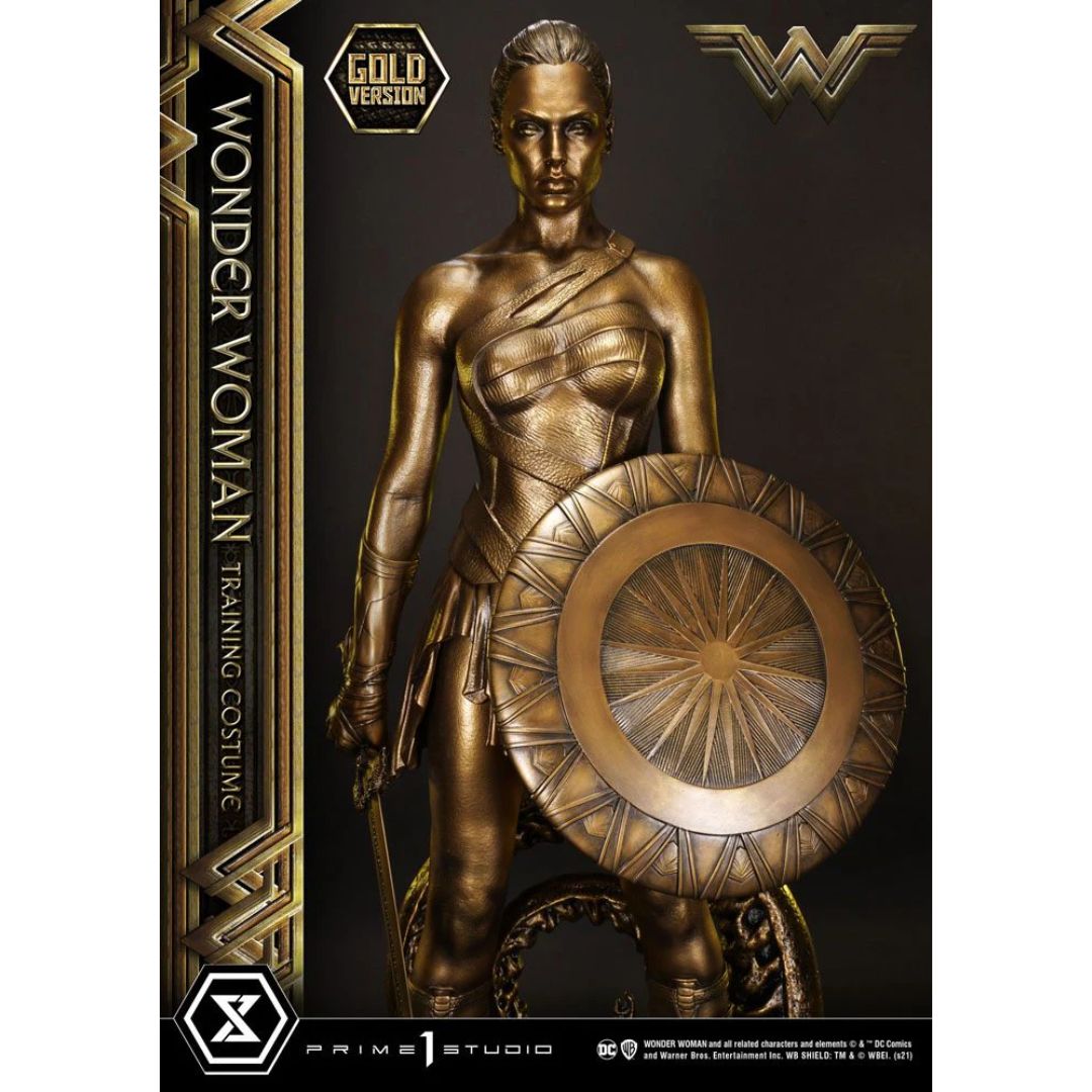 Wonder Woman (Film) Wonder Woman Training Costume Gold Version Statue By Prime1 Studios -Prime 1 Studio - India - www.superherotoystore.com