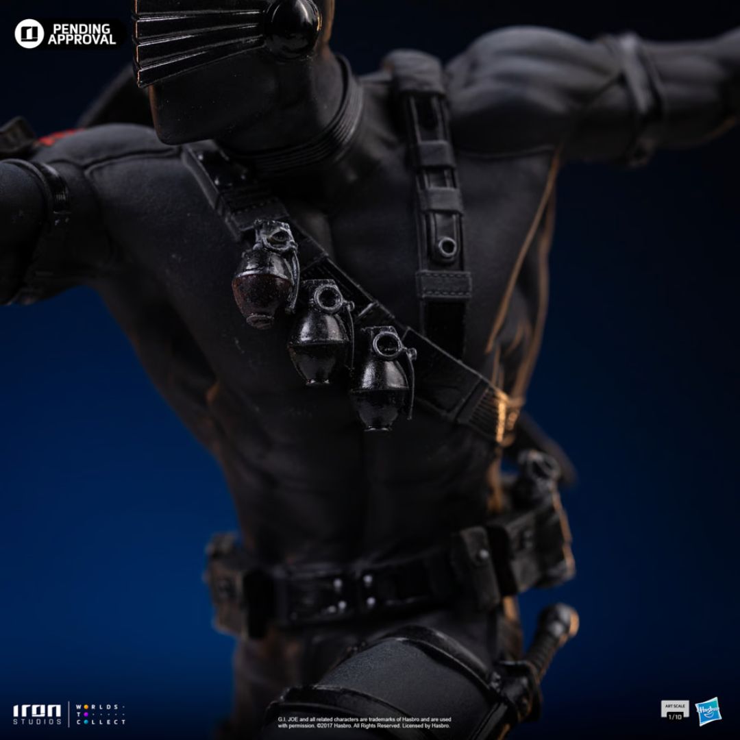 G.I Joe Snake Eyes Statue By Iron Studios -Iron Studios - India - www.superherotoystore.com
