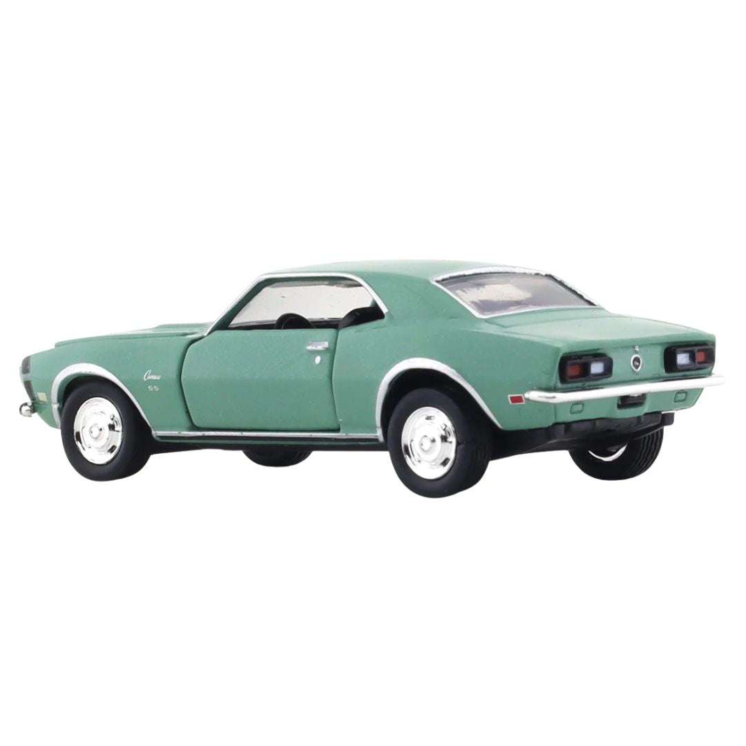 Green 1968 Chevrolet Camaro SS 350 1:64 Scale Die-Cast Car by M2 Machines