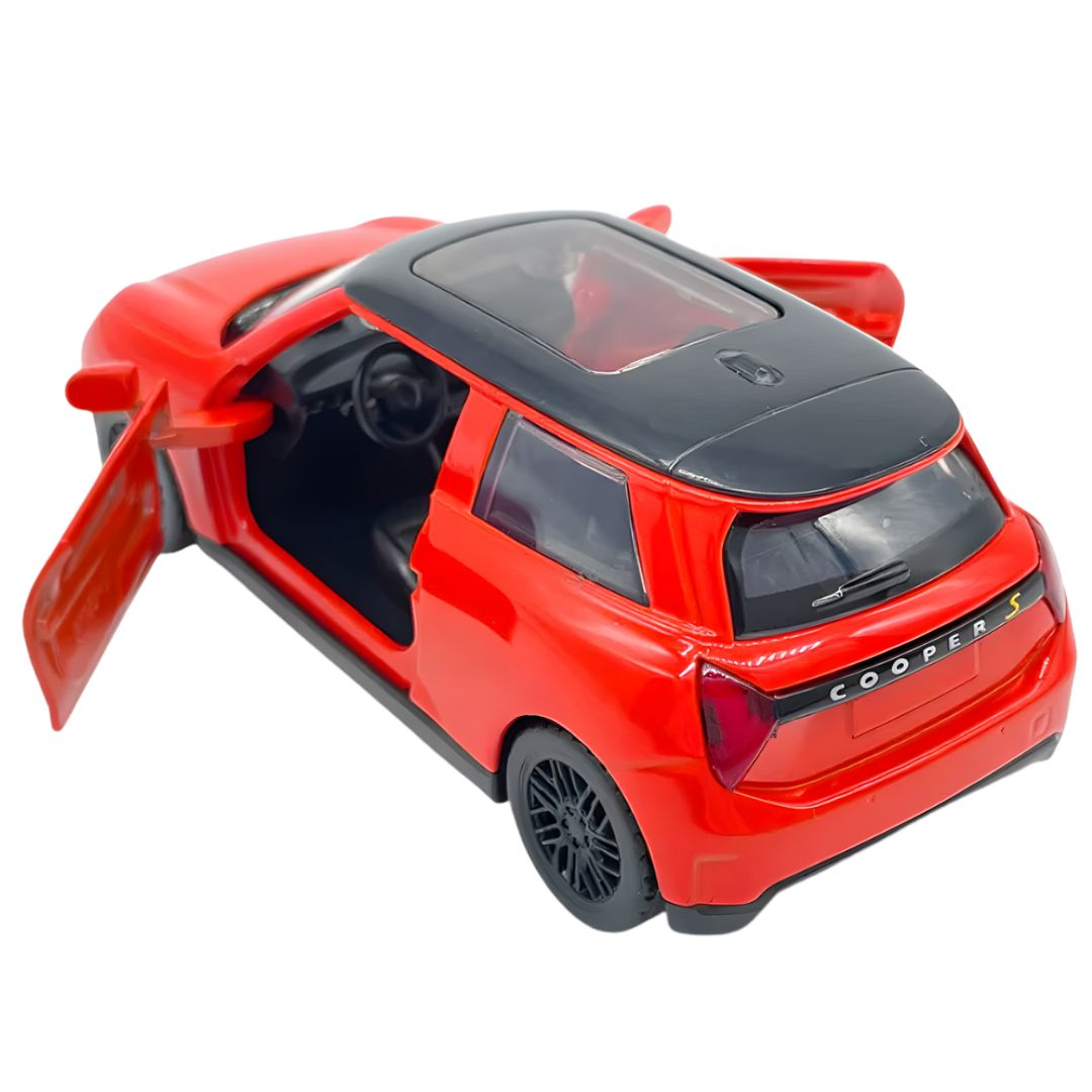 Red MINI COOPER 1:34 Scale Die-Cast Car By MSZ -MSZ - India - www.superherotoystore.com