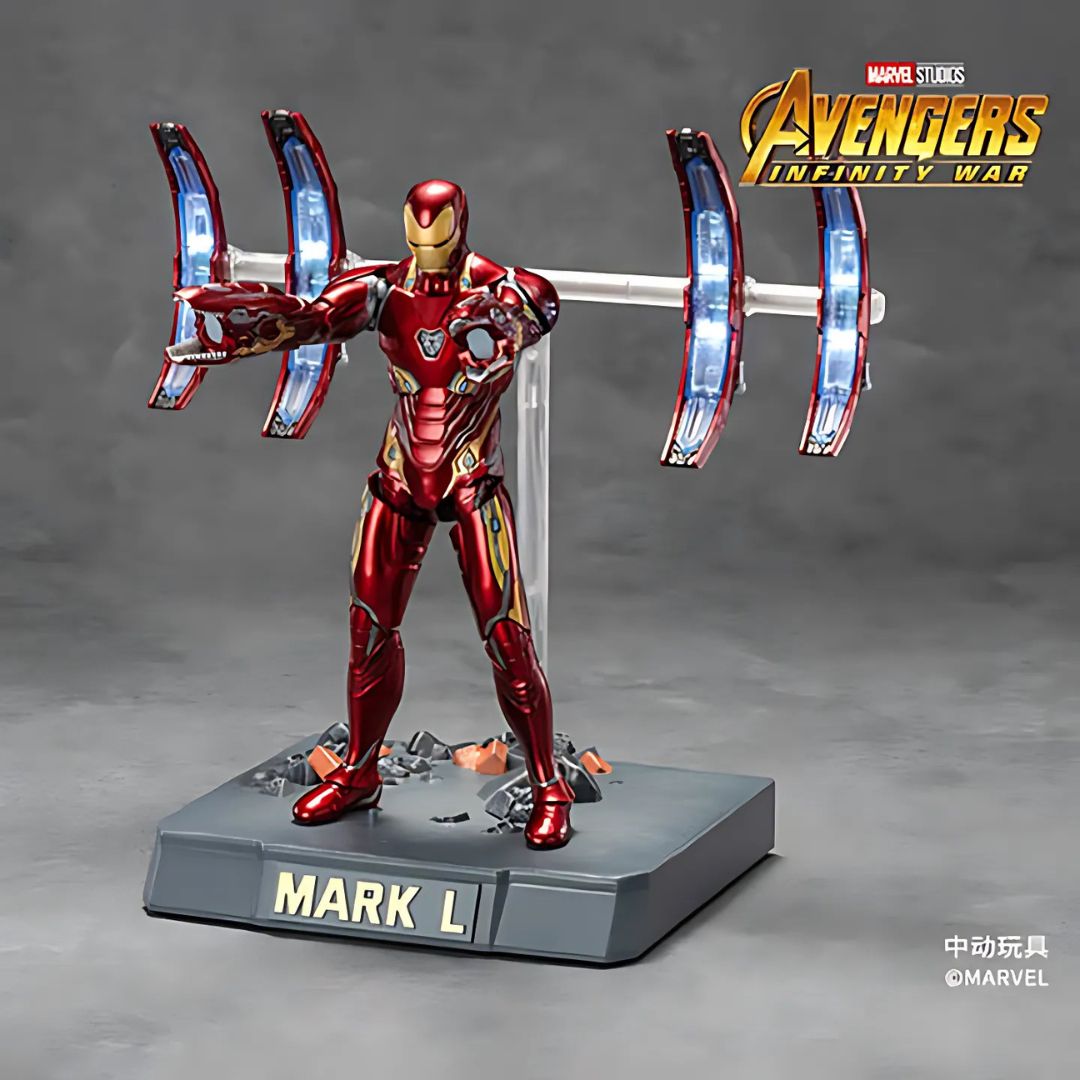 Iron Man Mk85--Movie Scene Setaction Figure By Zd Toys