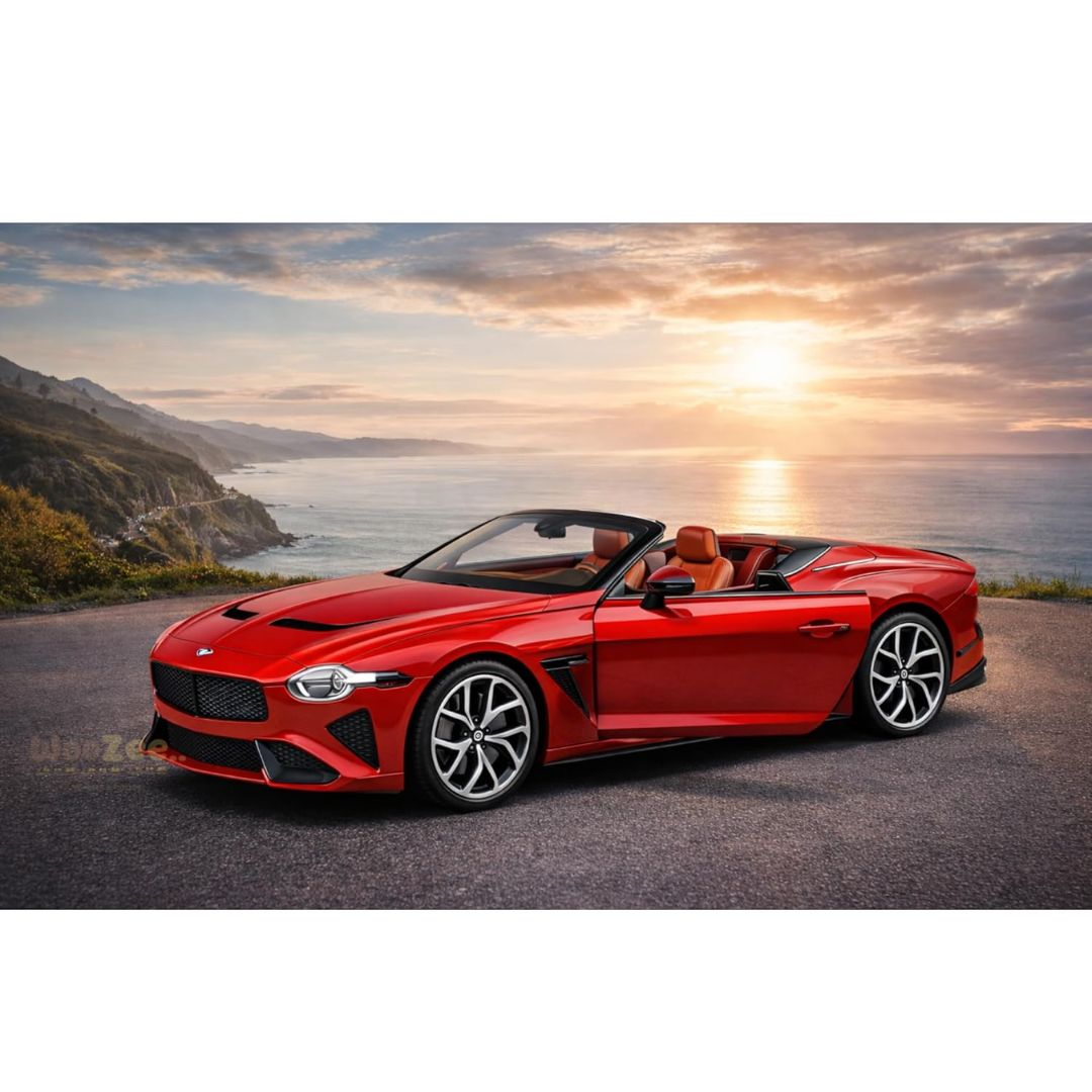 Red Bentley Bacalar 1:32 Scale Die-Cast car By MSZ