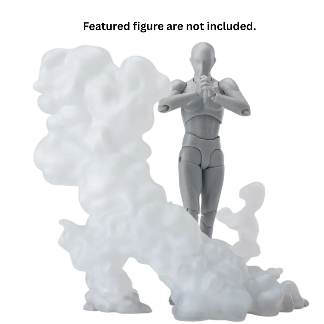 Tamashii Effect Smoke White Version For S.H.Figuarts By Tamashii Nations