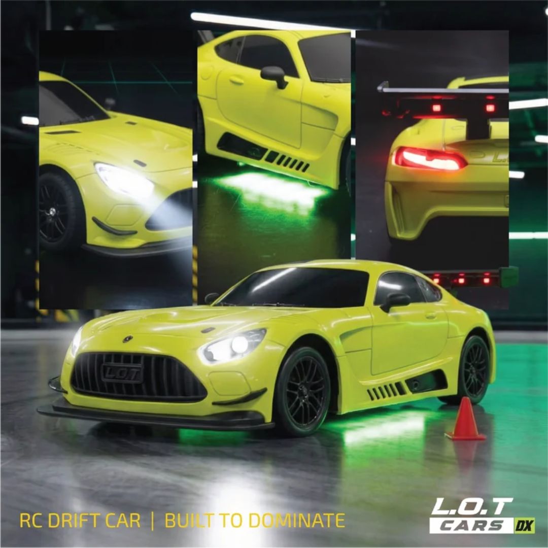 Shadow – Remote Control Drifter 1:24 Scale Lime Green Car By Legend Of Toys