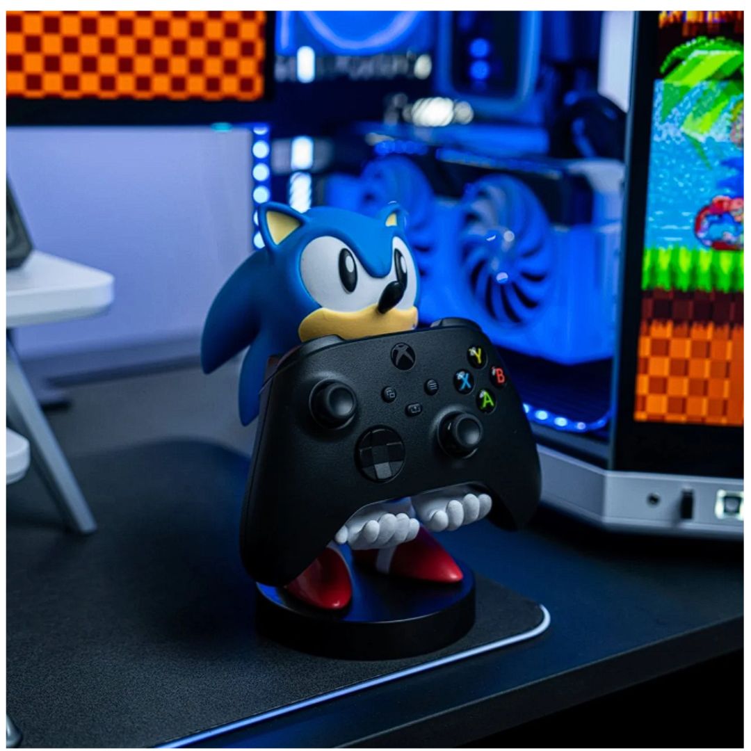Sega: Sonic Cable Guys Controller Holder And Phone Stand By Exg Pro -EXG Pro - India - www.superherotoystore.com