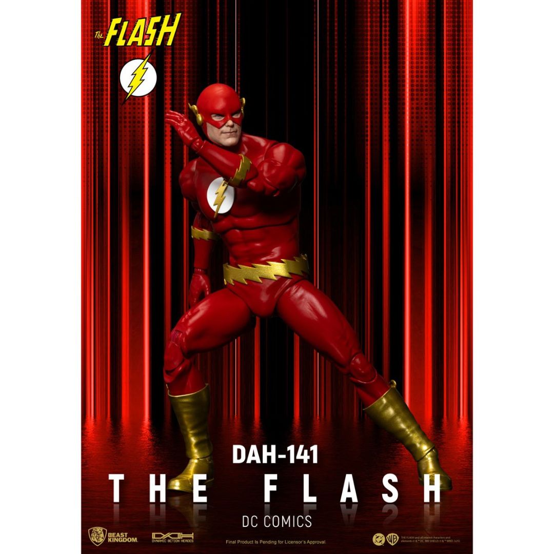 Dc Comics The Flash Dynamic 8-Ction Heroes Action Figure By Beast Kingdom -Beast Kingdom - India - www.superherotoystore.com
