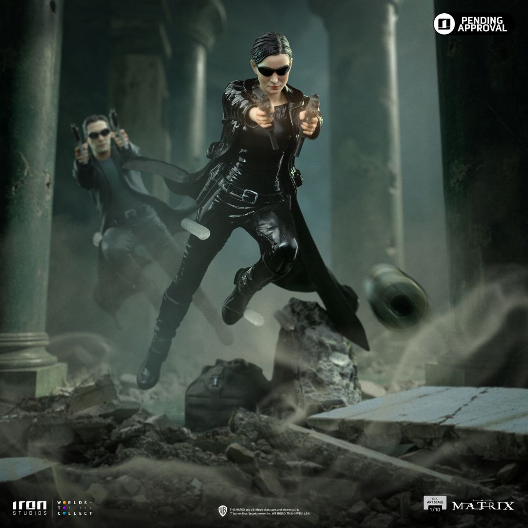 Matrix Trinity Art Statue By Iron Studios