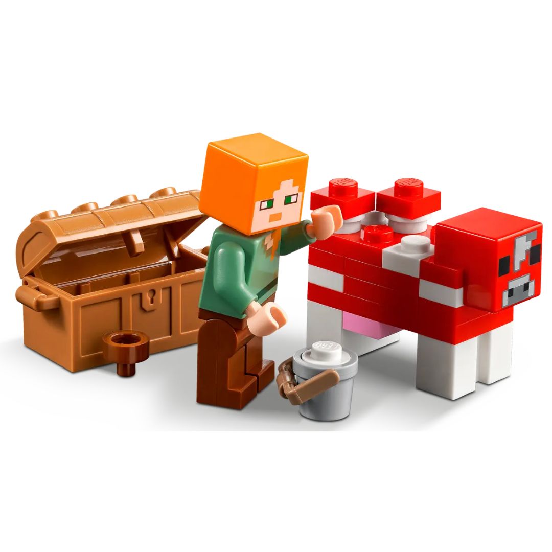 Lego Minecraft The Mushroom House -Lego - India - www.superherotoystore.com