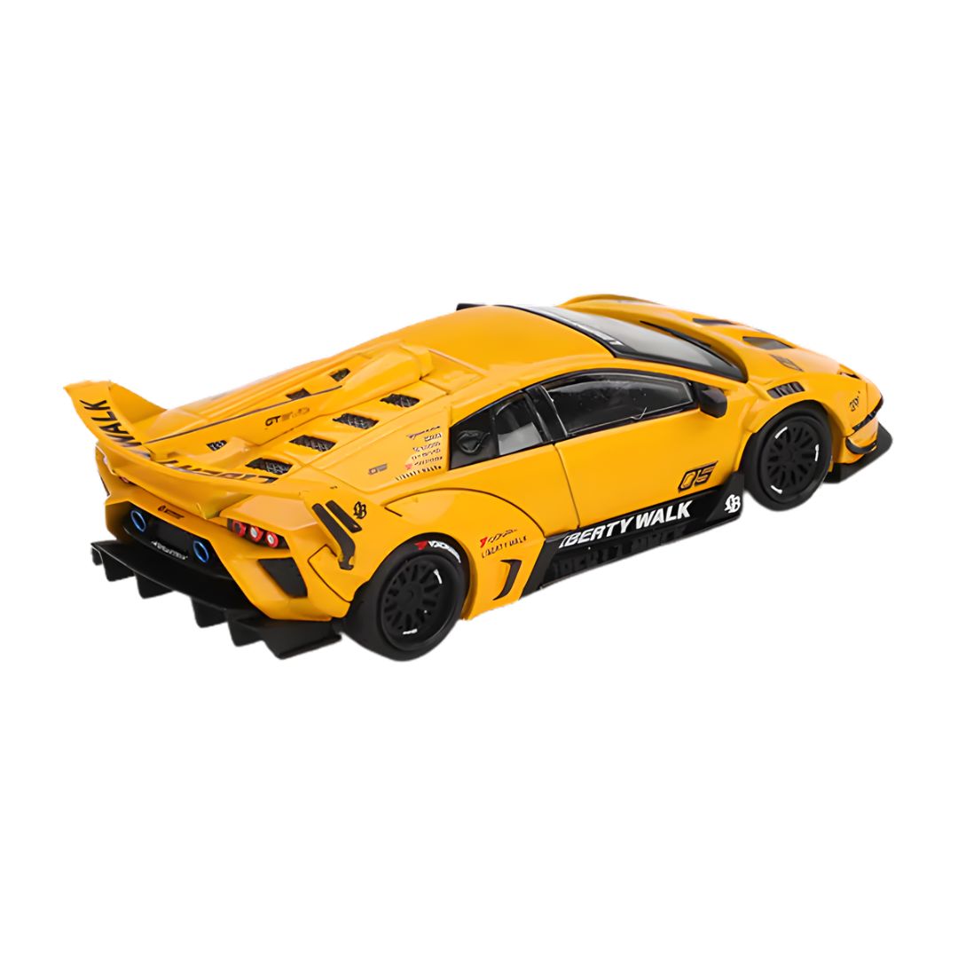 Lamborghini Lb-Silhouette Works Murcielago Gt Evo Yellow 1:64 Scale By Mini Gt -Mini GT - India - www.superherotoystore.com