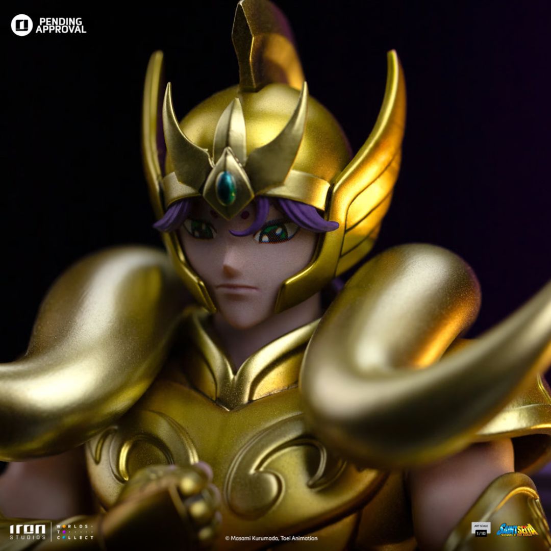 Aries Mu Statue By Iron Studios