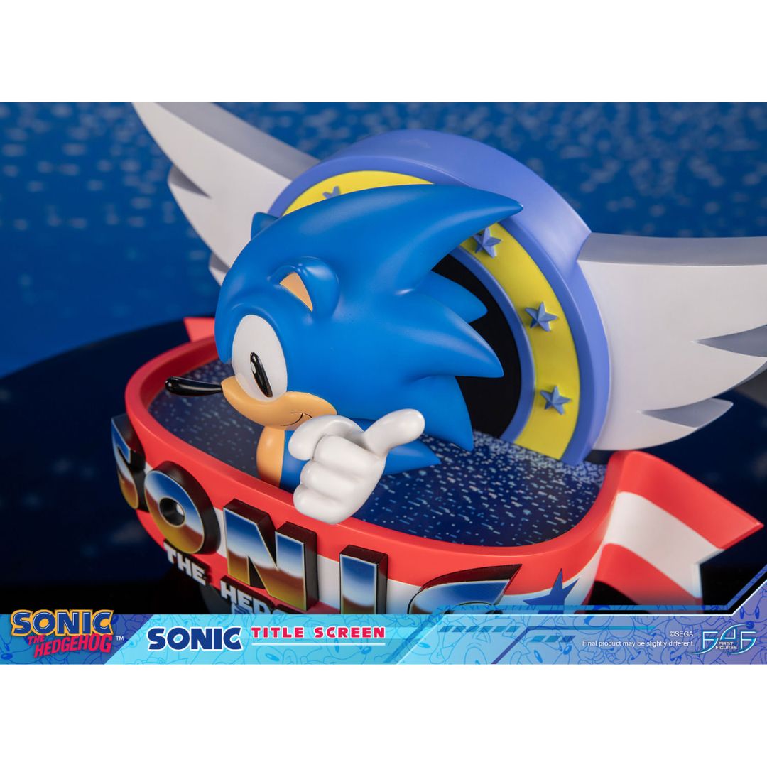 Sonic Title Screen By First 4 Figures -First 4 Figures - India - www.superherotoystore.com