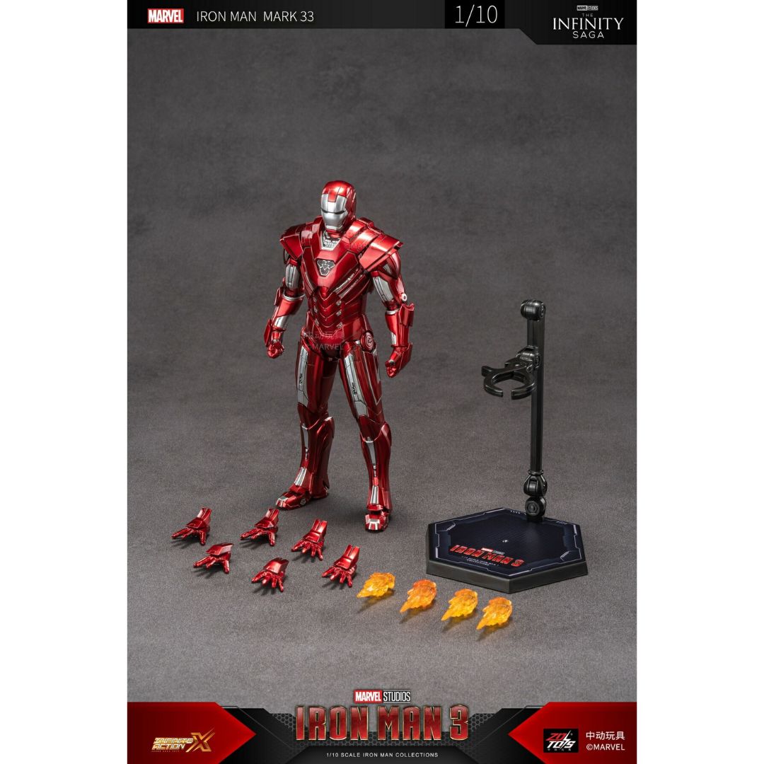 Iron Man Mk33 Action Figure By Zd Toys -ZD Toys - India - www.superherotoystore.com