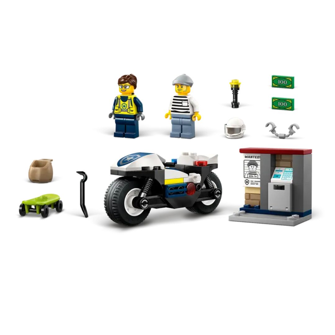 Lego City Police Motorcycle Chase By Lego -Lego - India - www.superherotoystore.com