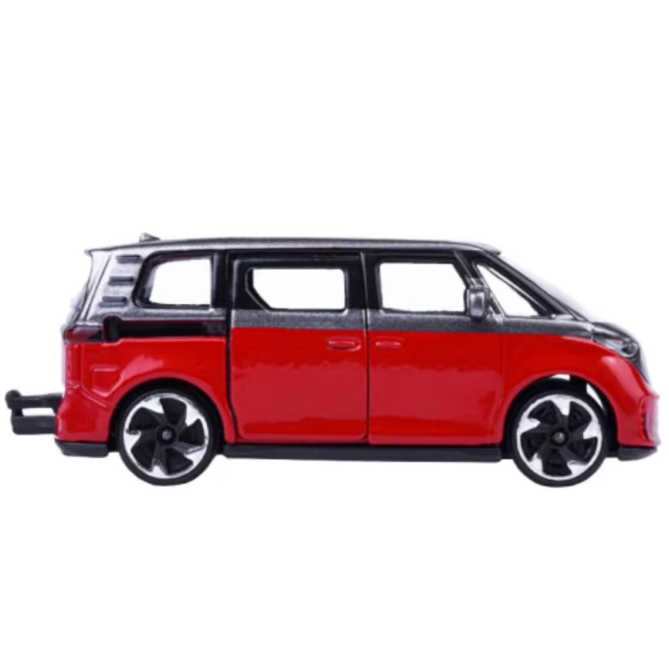 Showroom Premium Red Volkswagen ID. Buzz 1:64 Scale Die-Cast car By Majorette -Majorette - India - www.superherotoystore.com